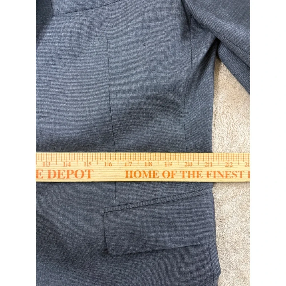 SuitSupply Vitale Barberis Canonico Blazer Men's Size 28 Slim Wool navy‎ blue